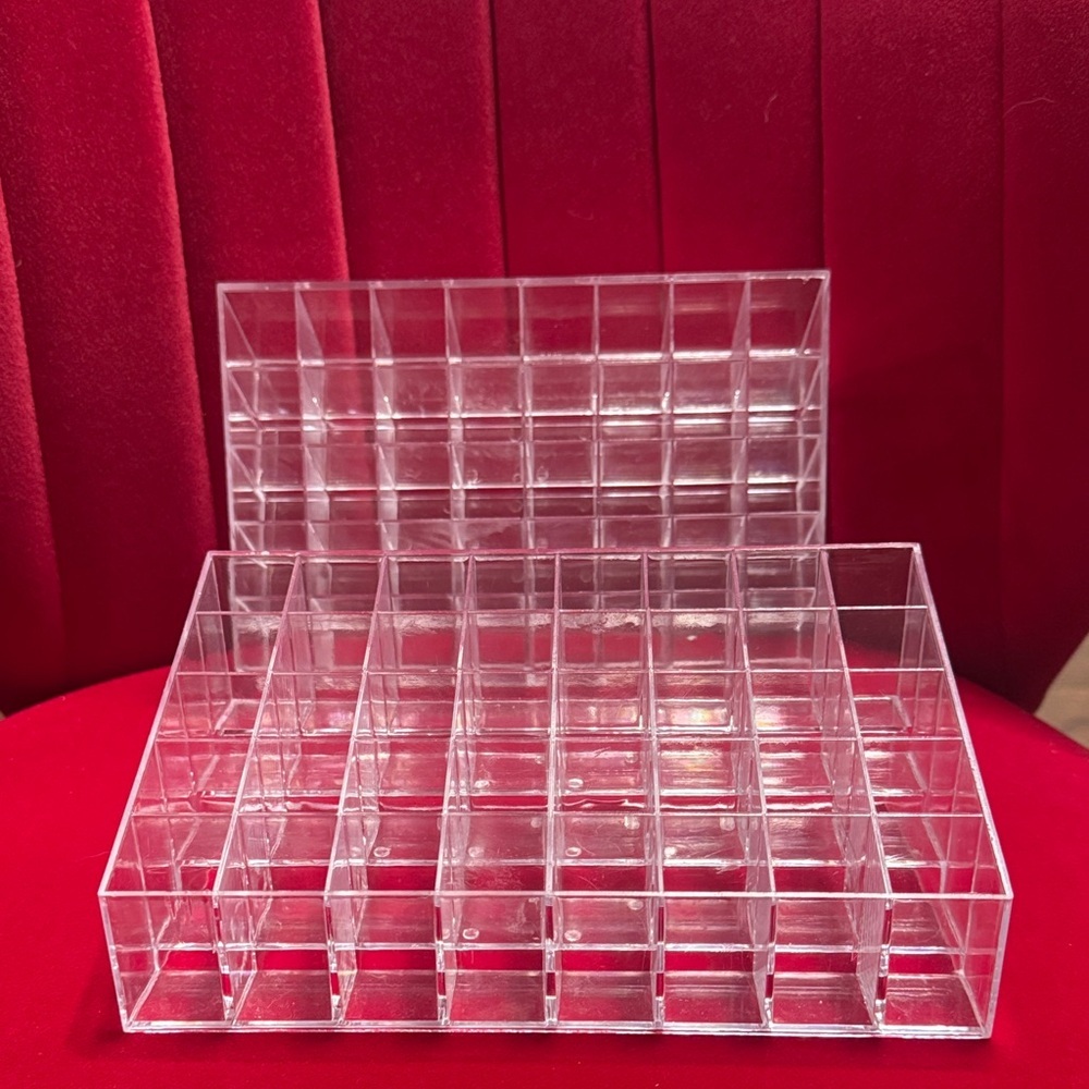 2 Pack Lipstick & Makeup Organizer, 40 Slot Acrylic Cosmetic Display Case - Picture 9 of 9